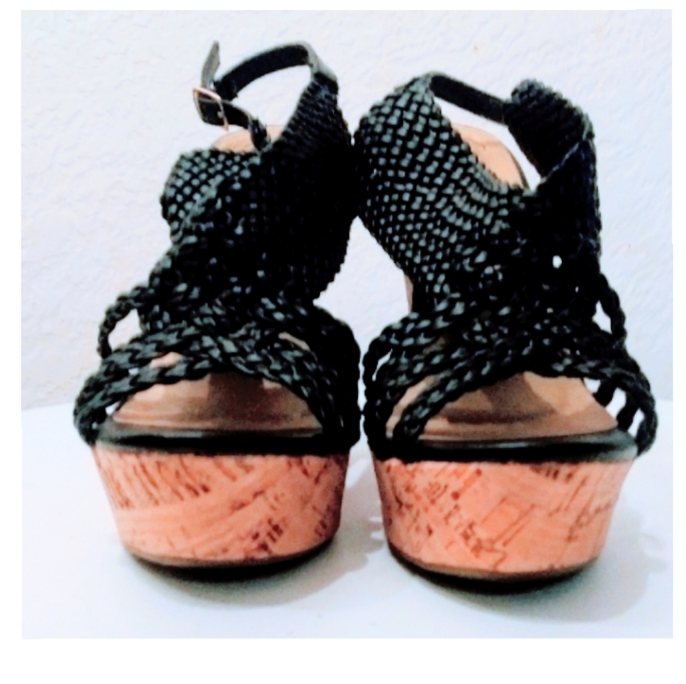 Cork Wedge Sandals
